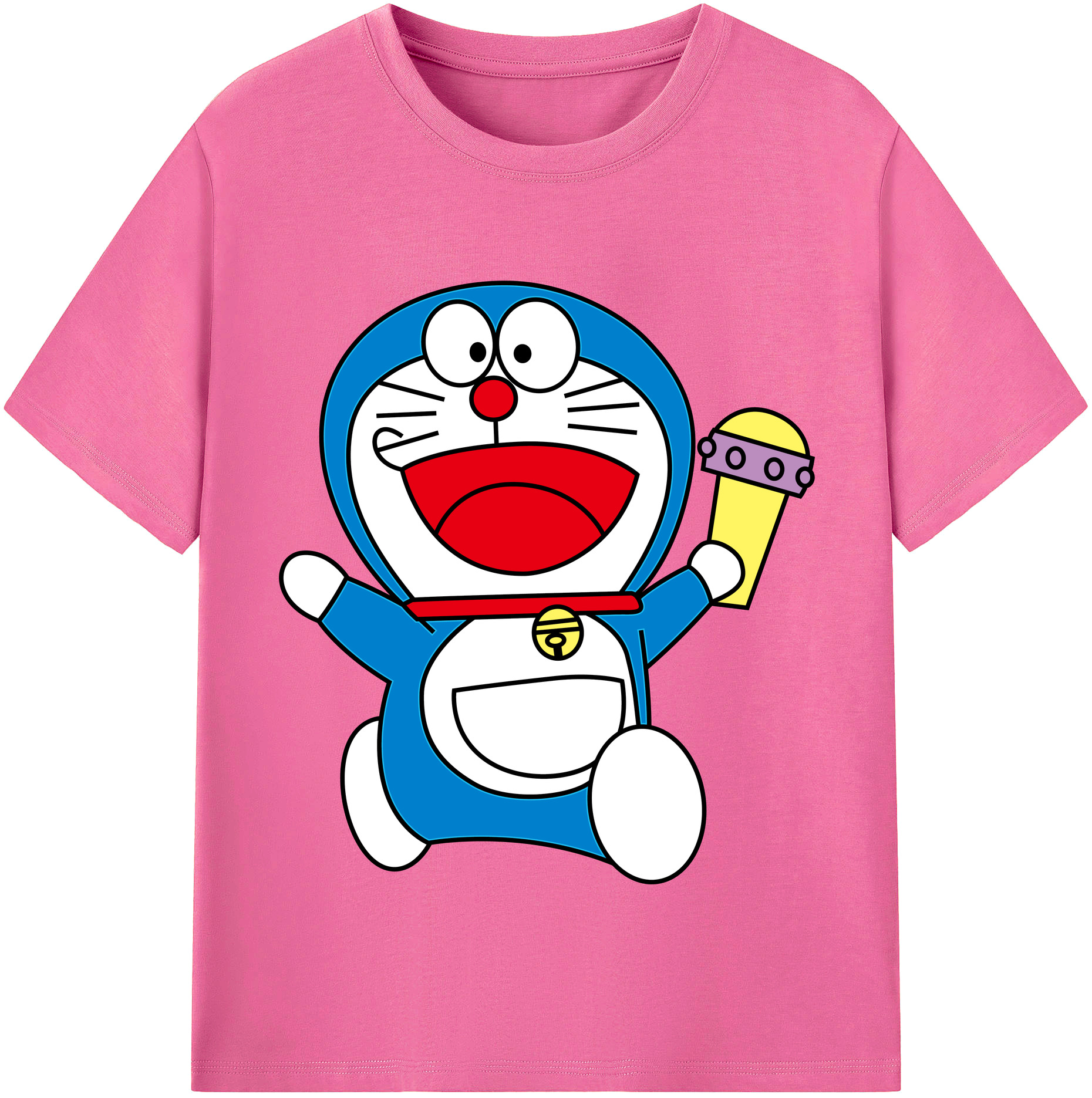 （画像用） ドラえもん Doraemon レディースカジュアルプリントTシャツ（綿100％）
